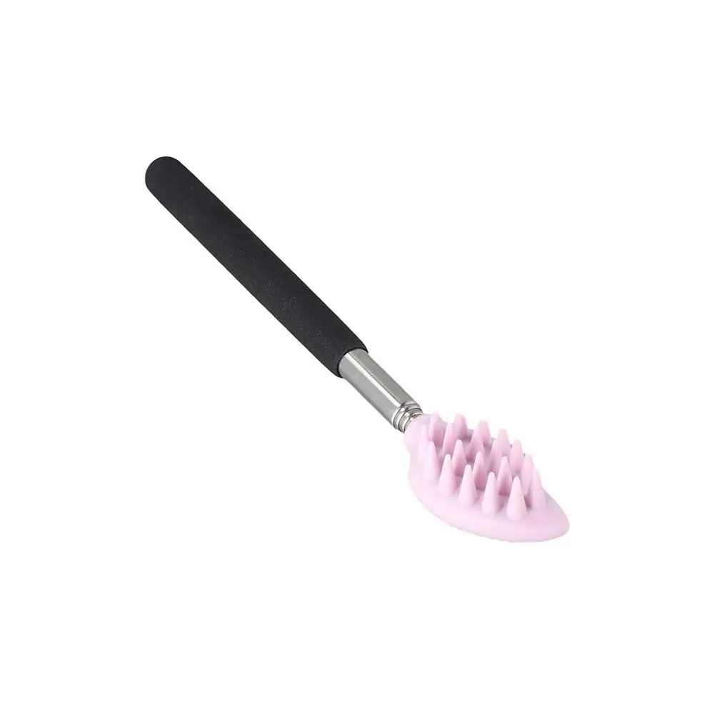 

Scratching Massager Tool Nose cleaning Scrubber Extendable Back Scratcher Silicone Massage Brush Telescopic Backscratcher
