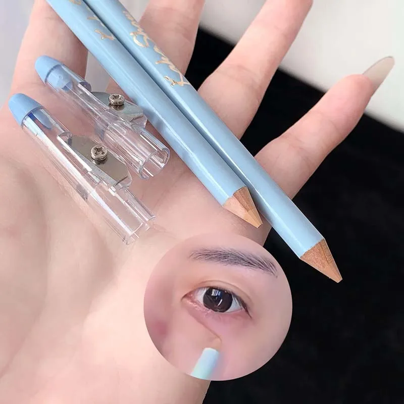 クリーミーコンシーラーペンシル カバー フェイス ニキビ跡 くま スポット カラーコレクター ヌードベージュ 目元を明るくする コンターメイク