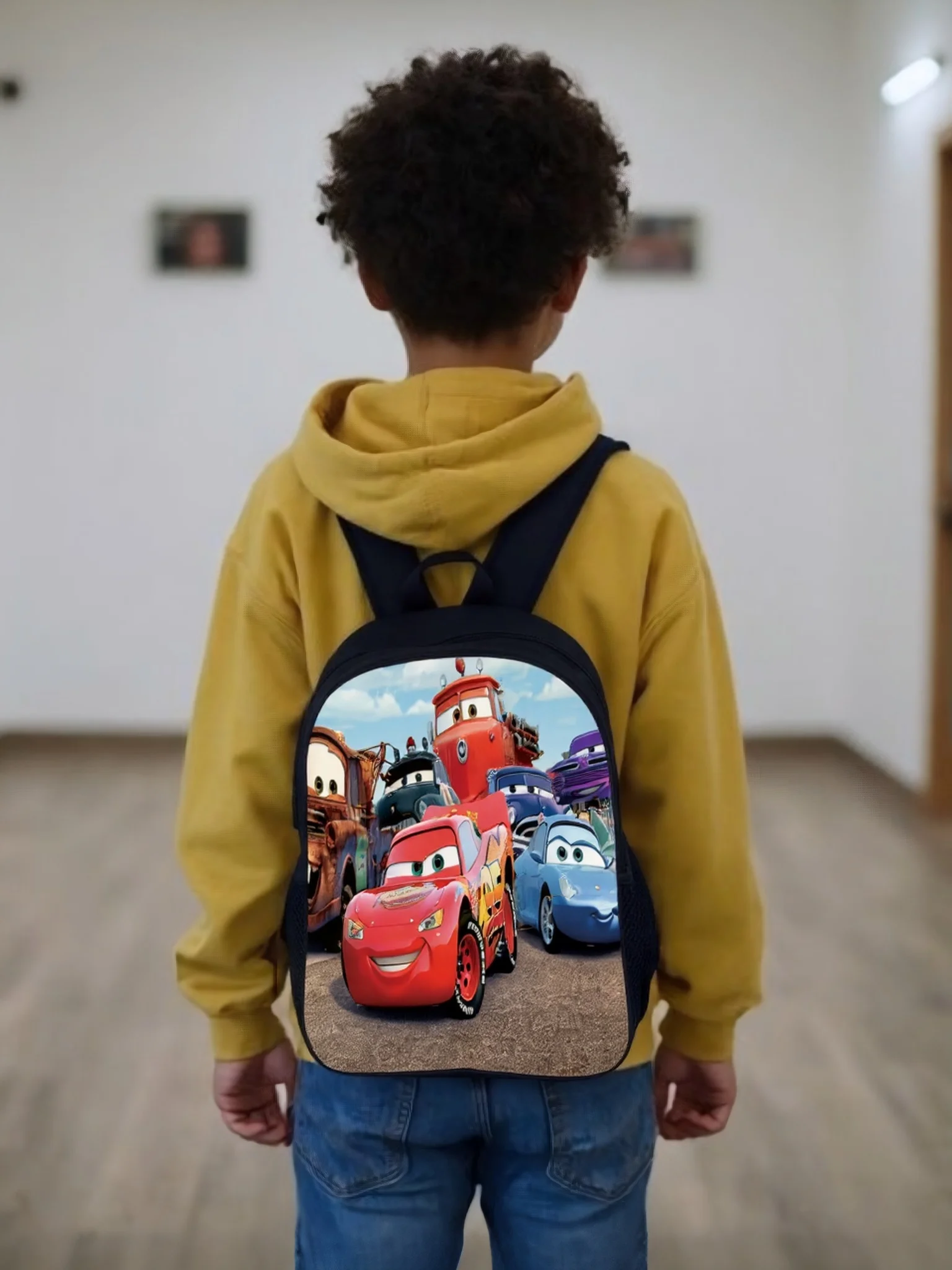 

Cars Cute Backpack Classic Knapsack-Back to School Lightweight Rucksack for Boy,Girl