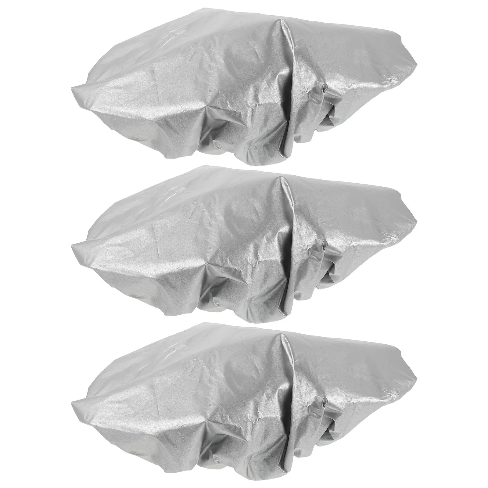 

Набор из 3 многоразовых термошапок для глубокого кондиционирования волос с двойным слоем алюминиевой фольги для паровой терапии