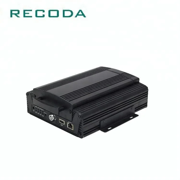 RECODA 1080P 4CH HDD DVR 4G GPS WIFI Live streaming Monitoring Car Black Box Mobile dvr