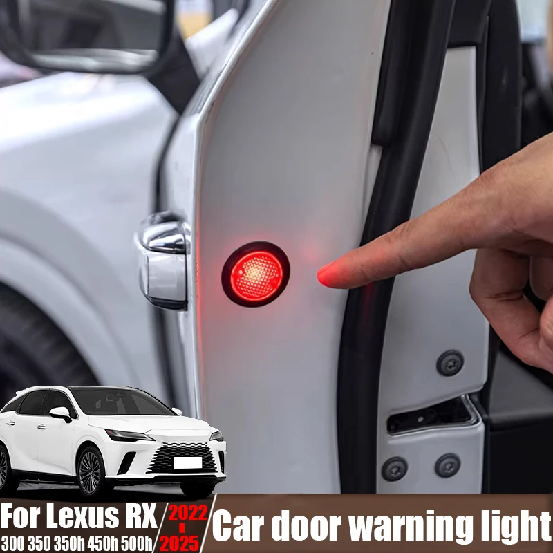 

For Lexus RX 300 350 350h 450h 500h 2022-2025 car front door warning light car interior decoration accessories modified parts