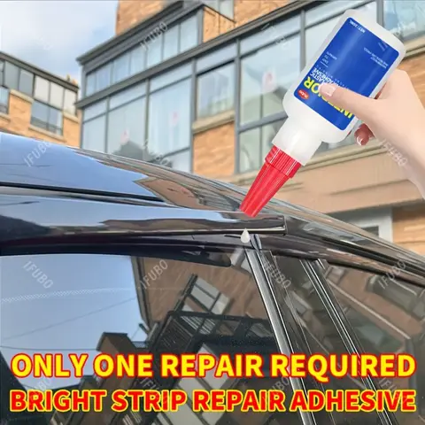 20ml Car Interior Repair Glue Strong Adhesive Auto DIY Fix for Door Handle Dashboard Console Plastic Cracks Touch-Up