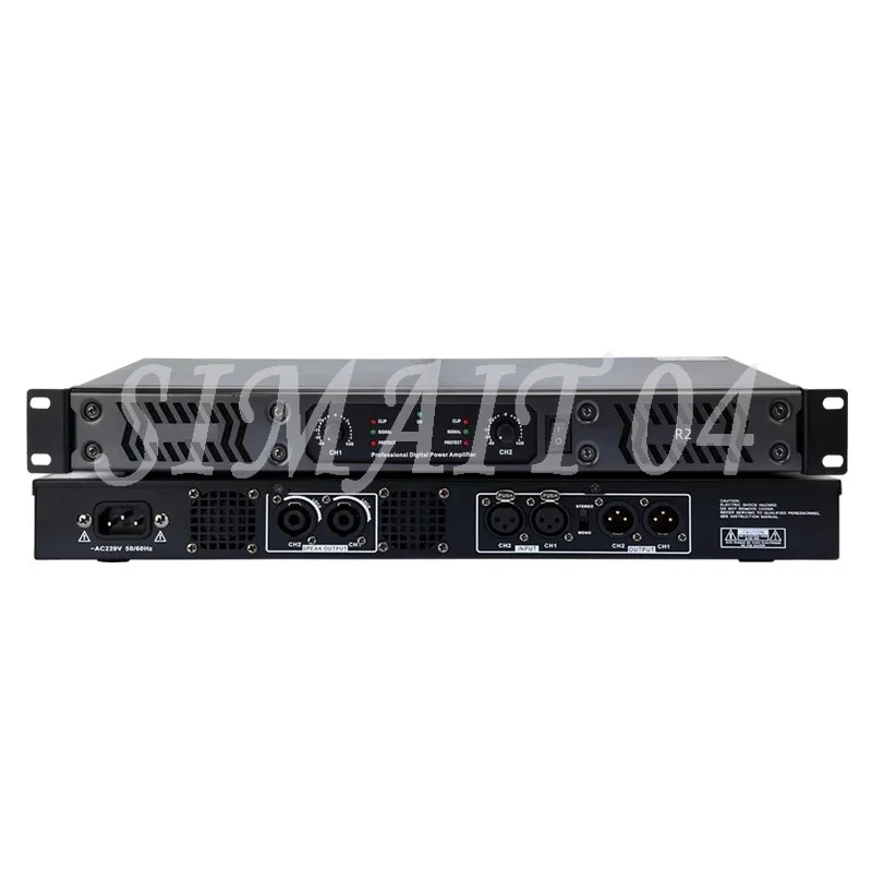 Digital power amplifier high power professional pure rear stage 2 channel four channel