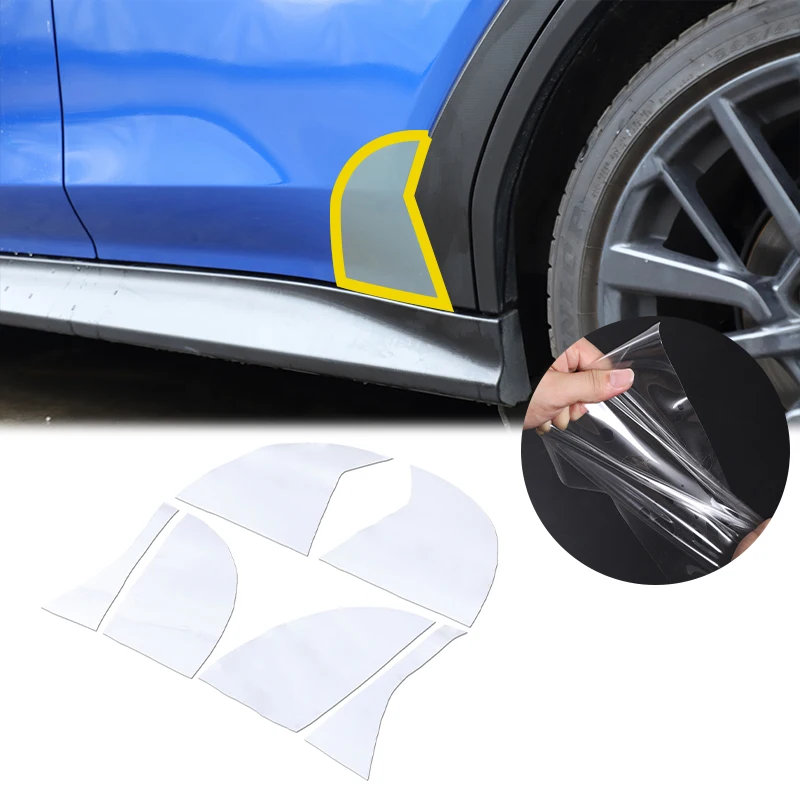For Subaru WRX 2022-2026+ TPU Transparent Car Front Rear Door Rocker Panel Decorative Film Sticker Car Protection Accessories