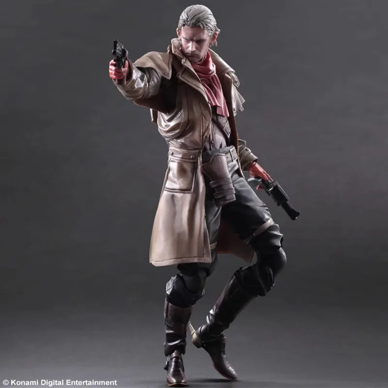 Original PLAY ARTS Metal Gear Solid V: The Phantom Pain Revolver Ocelot Action Figure Active Joints Model Collectibles Gift