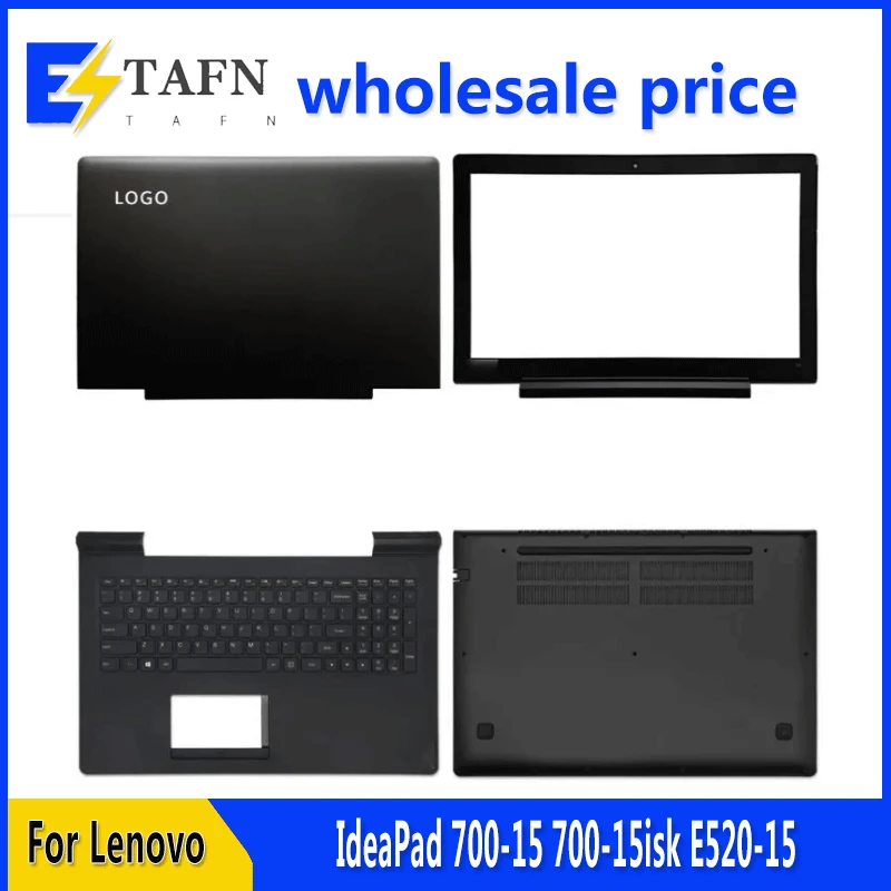 

NEW For Lenovo IdeaPad 700-15 700-15isk E520-15 Laptop LCD Back Cover Front Bezel Upper Palmrest Bottom Base Case Keyboard Hinge