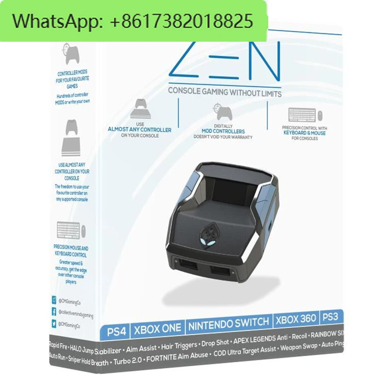 Convertisseur adaptateur de jeu pour PS5 Cronus Zen Max2 PS4 PC XBOX ONE 360 PS3 Console de jeu sans limites