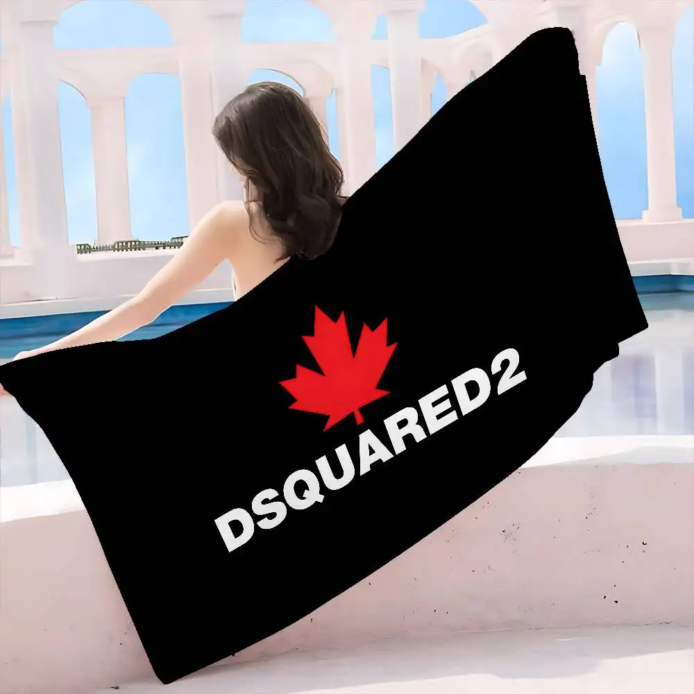 Design D-d-dsquared2S Beach Towel Colorful Bath Towels For Girl Microfiber Quick Dry Custom Sand Free Beach Yoga Spa Gym Pool