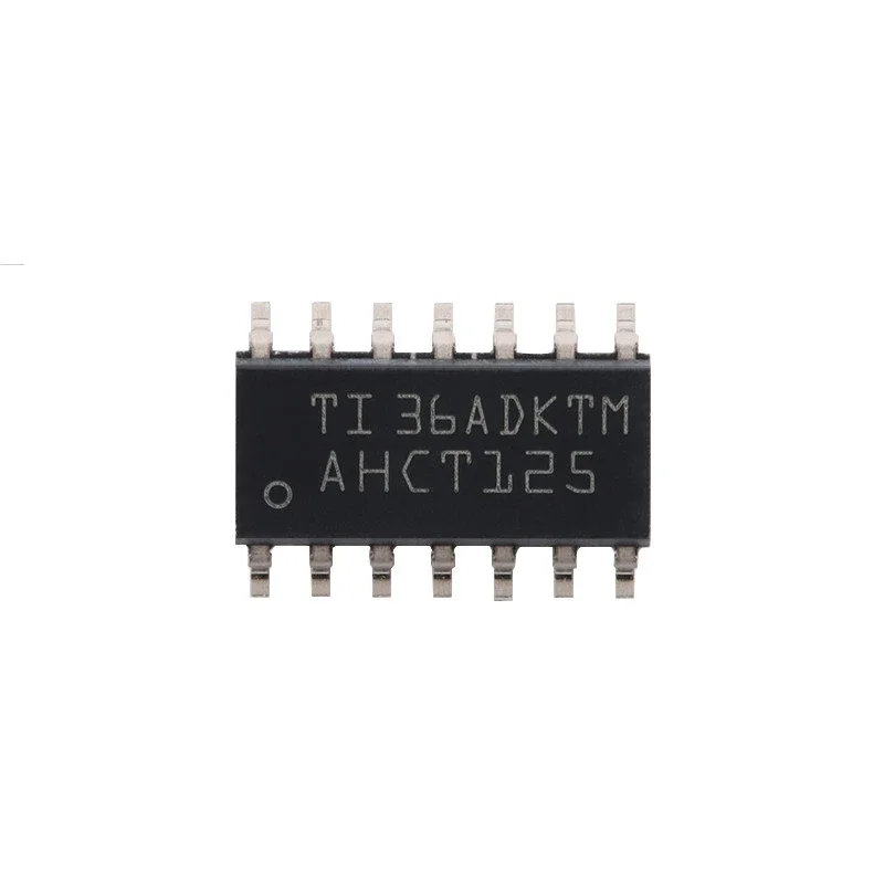 10 unids/lote SN74AHCT125 SN74AHCT125DR 74AHCT125 74AHCT125D AHCT125 SOIC-14 Quad Bus Buffer Gate Chip IC circuito integrado SMD