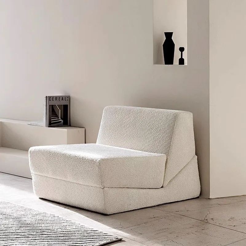 

Modern Tatami Removable Cover Single Compression Sectional Sofa Extendable Fabric Sponge Filling for Small Apartment