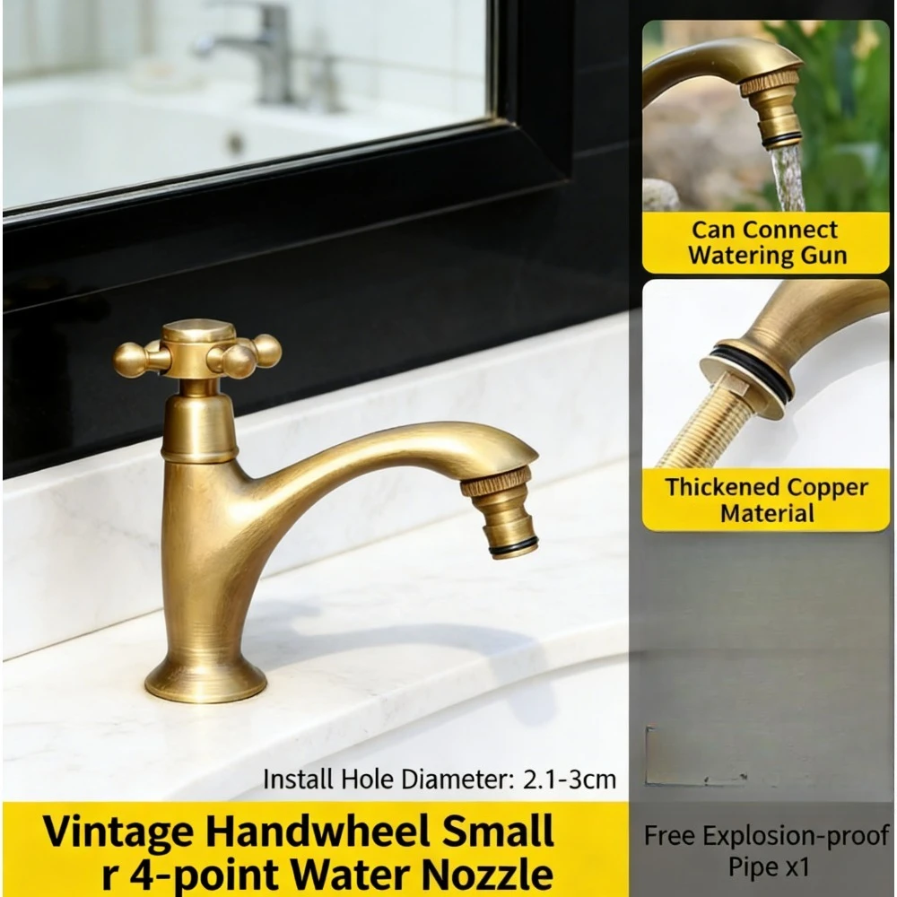 

Deck mounted toilet faucet，antique rotating faucet, Brass sink matching