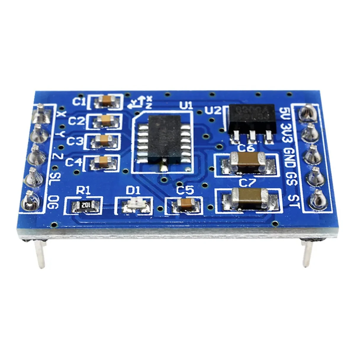 

ABBH-MMA7361 Acceleration Angle Speed Sensor Module Inclination Accelerometer Acceleration Board for Arduino Raspberry