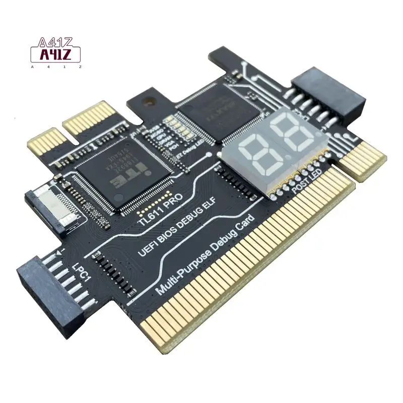 A41Z-TL611 PRO Diagnostic Card, Pcie Diagnostic Card For Desktop Pci Motherboards For Desktops And Laptops