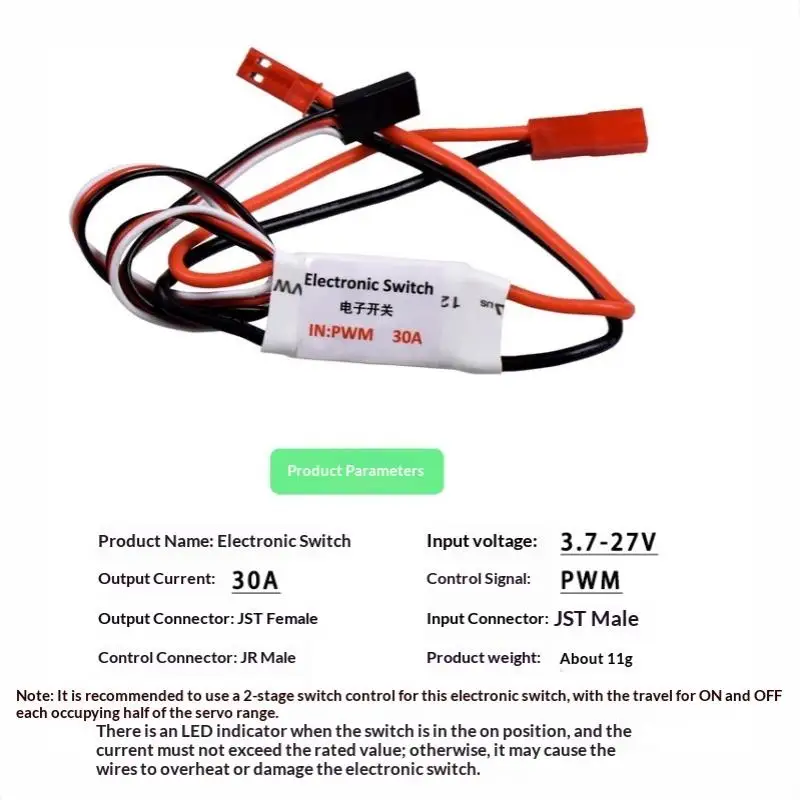Universal Compatibility Remote Electronic Switch Module 2-30A 3-30V PWM Control for Multiple Circuit Control Scenarios