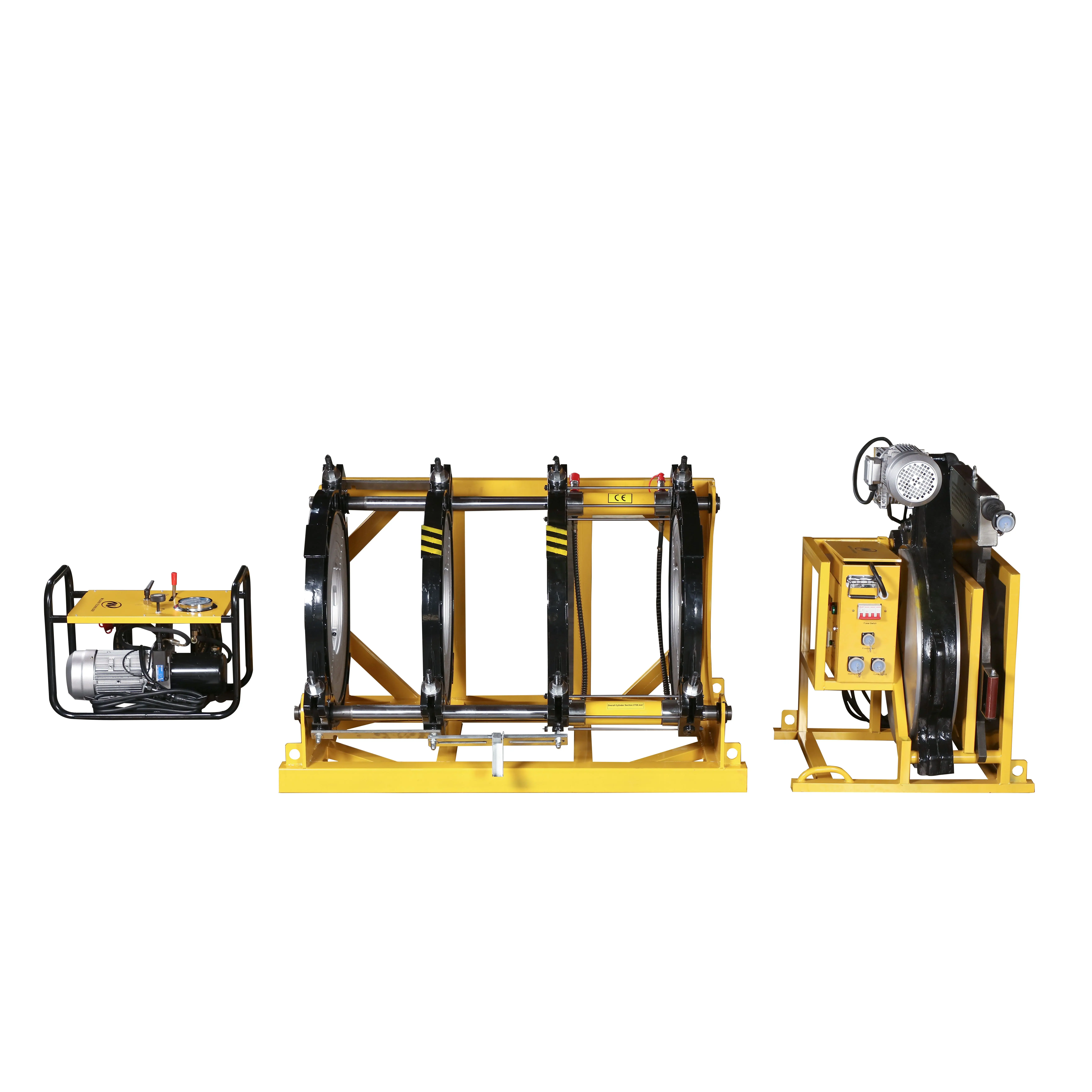 Large Diameter HDPE PE Plastic Pipes 500mm To 800mm Butt Fusion Welding Machine Temperature And Timing Control System 380v