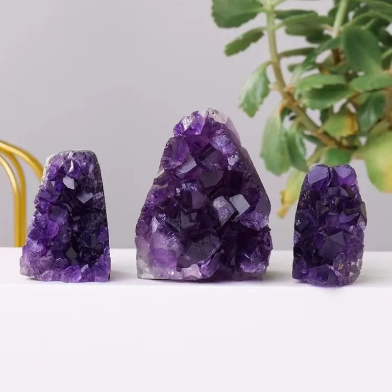 Alam Uruguay Amethyst Gua ungu Deode ornamen harta karun Basin demagnetisasi Perlindungan Radiasi