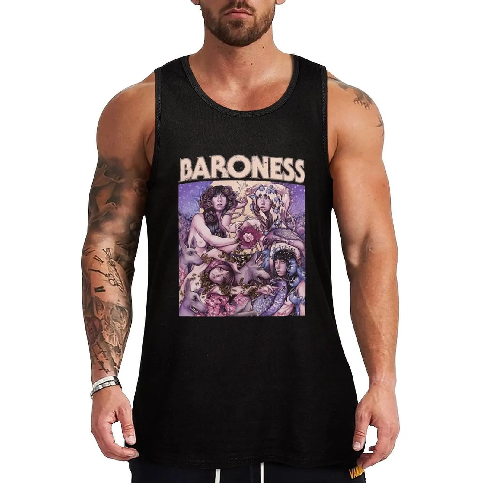

Baroness Princess Mermaid Hypebeast Band Vintage Design Tank Top cotton t-shirts man Working vest men gym summer clothes