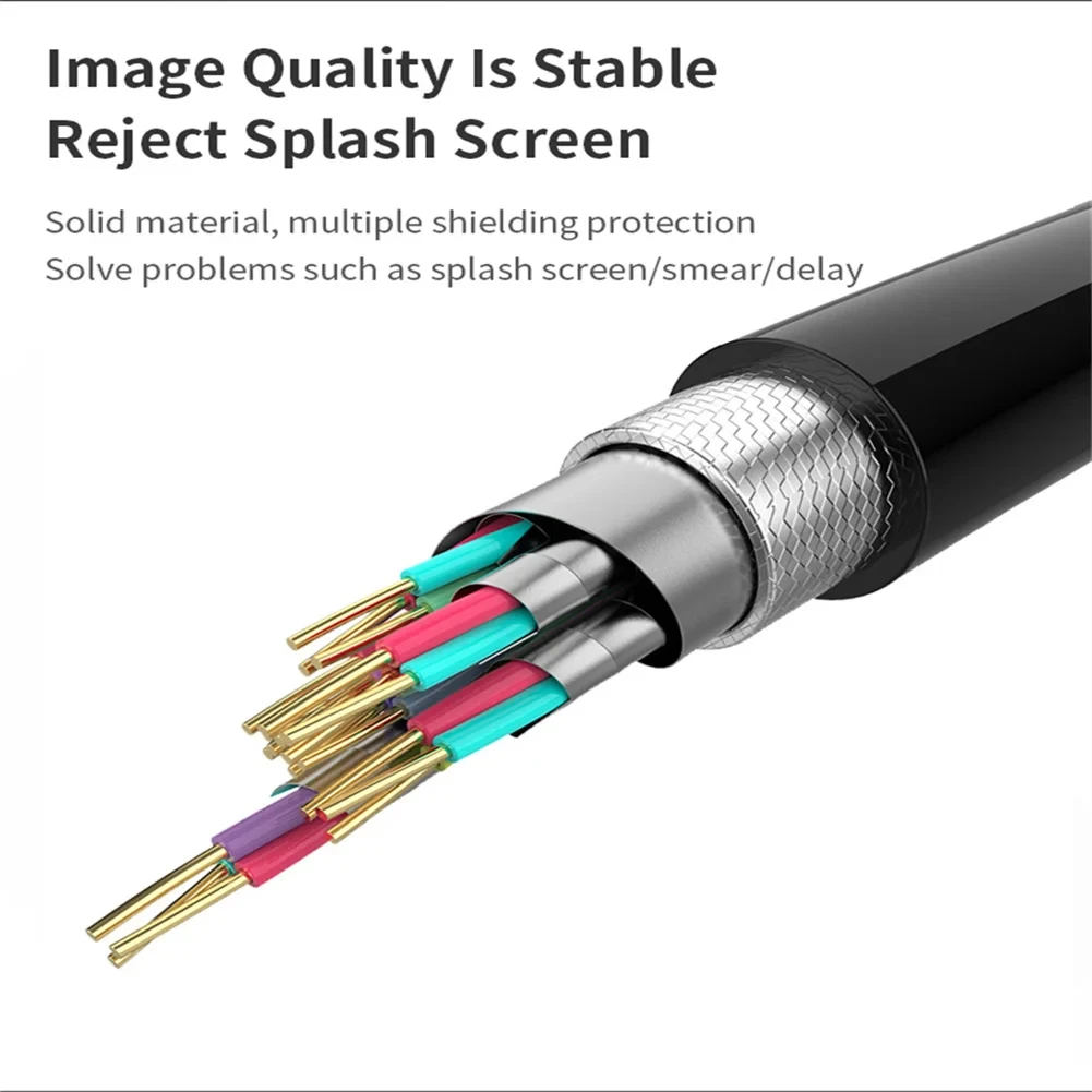 DP-auf-HDMI-kompatibles Kabel, 1,8 m, 4K-HD-Adapter, Display-Kabel, Computer-Monitor-Kabel, wandelt große DP-auf-HDMI-kompatible um – Detail 6