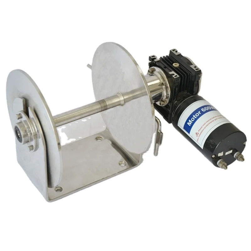 Electric Anchor  Windlass for Boat  Drum Anchor Winch Weight 25kg Motor 1000W Max. Load 350kg Gypsy Size 6-8mm