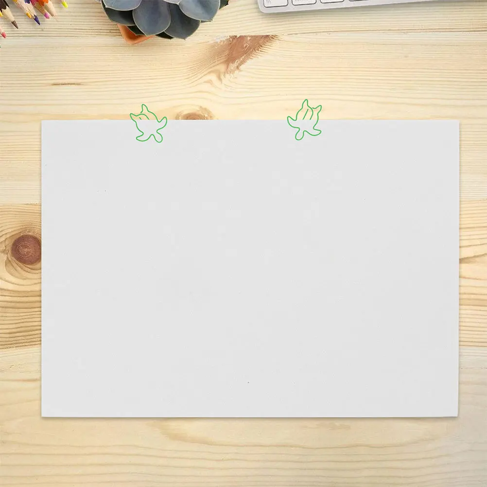 120 Stück Büroklammern mit Meeresschildkröten aus Metall, niedliche Tierform, für Büro, Schule, Akten, Dokumente, Organisatoren, dekorative Büroklammern aus Metall