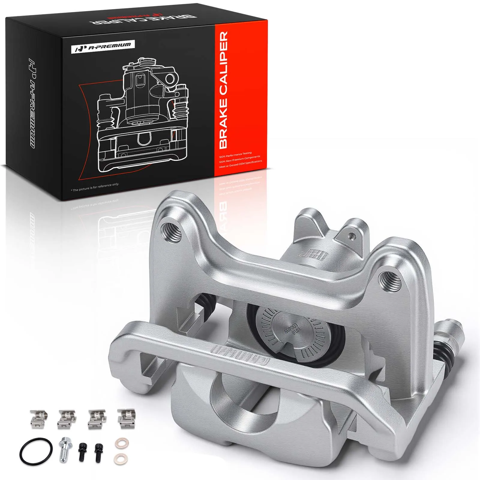A-Premium Rear Right Brake Caliper with Bracket for Chevrolet Tahoe Suburban 2021-2025 GMC Yukon 2021-2025 Cadillac Escalade