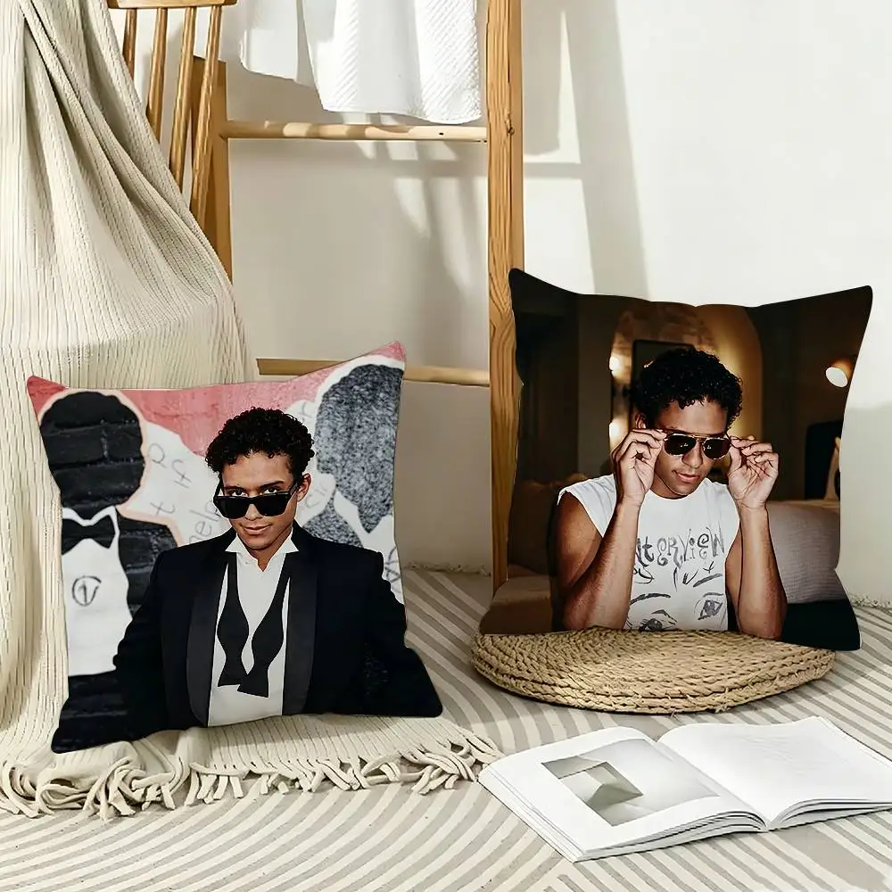 COOL J-Jaafar J-Jackson   Pillow Case Pattern Printed Pillowcase For Living Room Sofa Cushion Cover