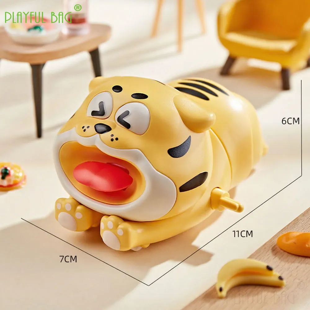 Cute Animal Model Climbing Tigers Mechanical Toy Educational Wind-Up Walking Tiger Toy Funny Creative Kids Christmas Gift ZG419