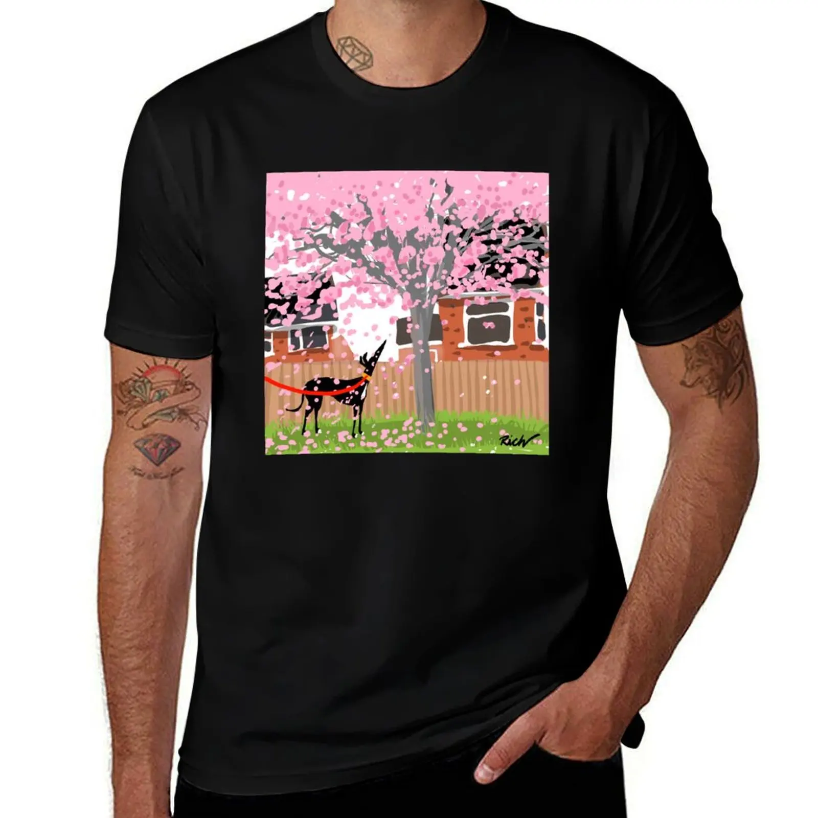Blossom Hound T-Shirt Lightweight Cooling Short Sleeve Tee T-Shirt
