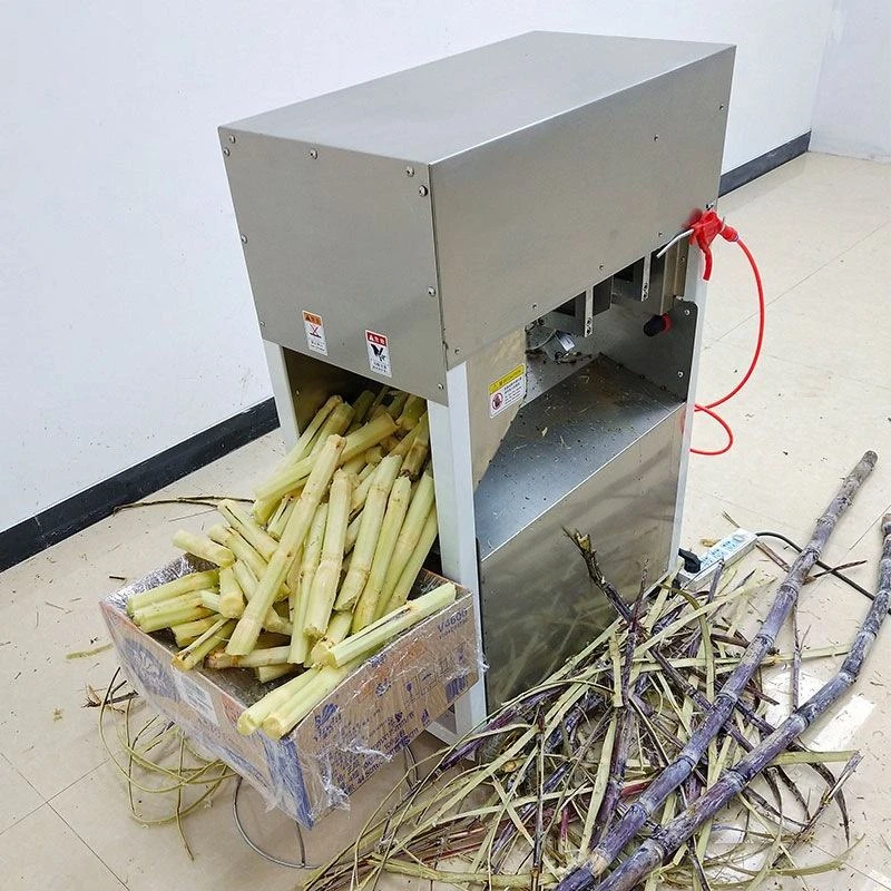 Automatic Sugarcane Leaf Remover Cutter Sugar Cane Peeling Machine For Sale Sugarcane Cutting Machine