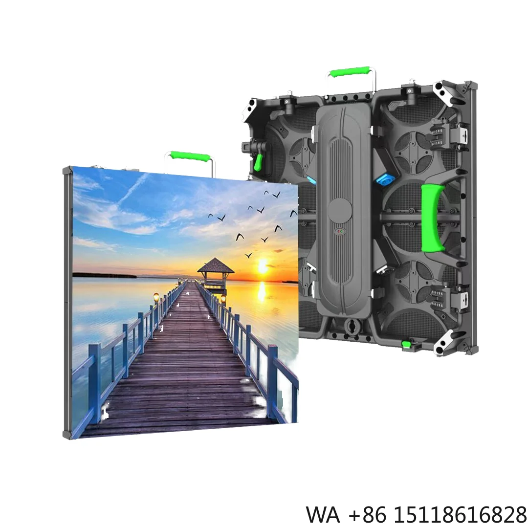 Boshuo Indoor P3.91 Rental Full-Color HD 4K LED Video Wall Waterproof 5000cd/sqm 655360 Pixel Density 3-Year Warranty Display