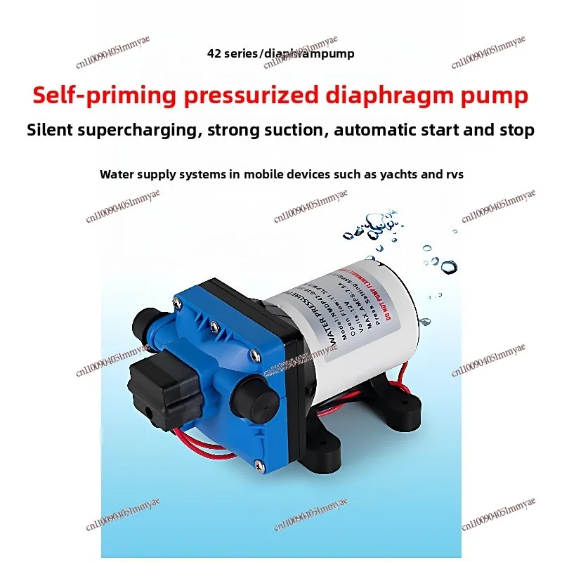 12V 24V Stabilizing Water Pump, Pressure Tank with Control Switch, Water Supply Part for RV Pipeline Renovation