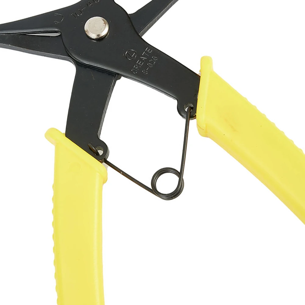 Cost-effective Circlip Plier 1 Pcs Removal Applicable Snap Ring 10-40mm Easy To Operate For External Snap Rings