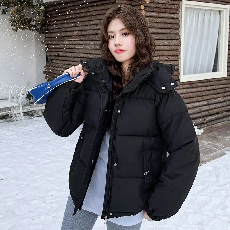 Parkas Womens Outdoor Winter Polyamide Downfilled Double-Layered Multi-Pockets Concealed Protective Functional Hiking Multicolor