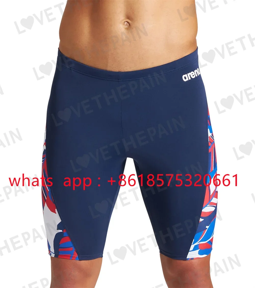 Men's Tropicals Jammer Swimsuit Summer Trunks Pro Swim Surf Trunks Beach Shorts Run Quick Dry Uv Surf Gym Swimming Pantalones
