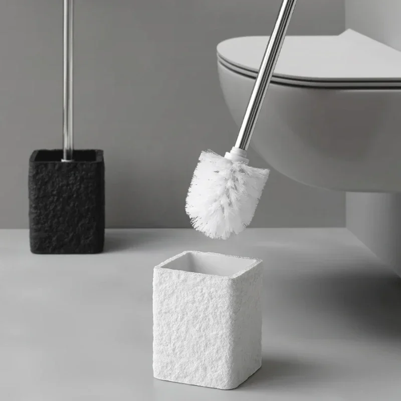 Resin Toilet Brush Set Bathroom Toilet Brush Set Bathroom Accessories Toilet Cleaning Brush Tool Household Cleaning Tools