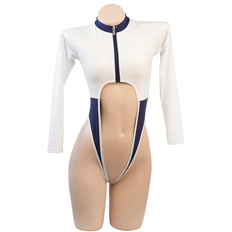Uniforme de animadora para bebé, ropa de temperamento para mujer, mono de entrepierna abierta, traje de baño, disfraces de lencería erótica, nuevo