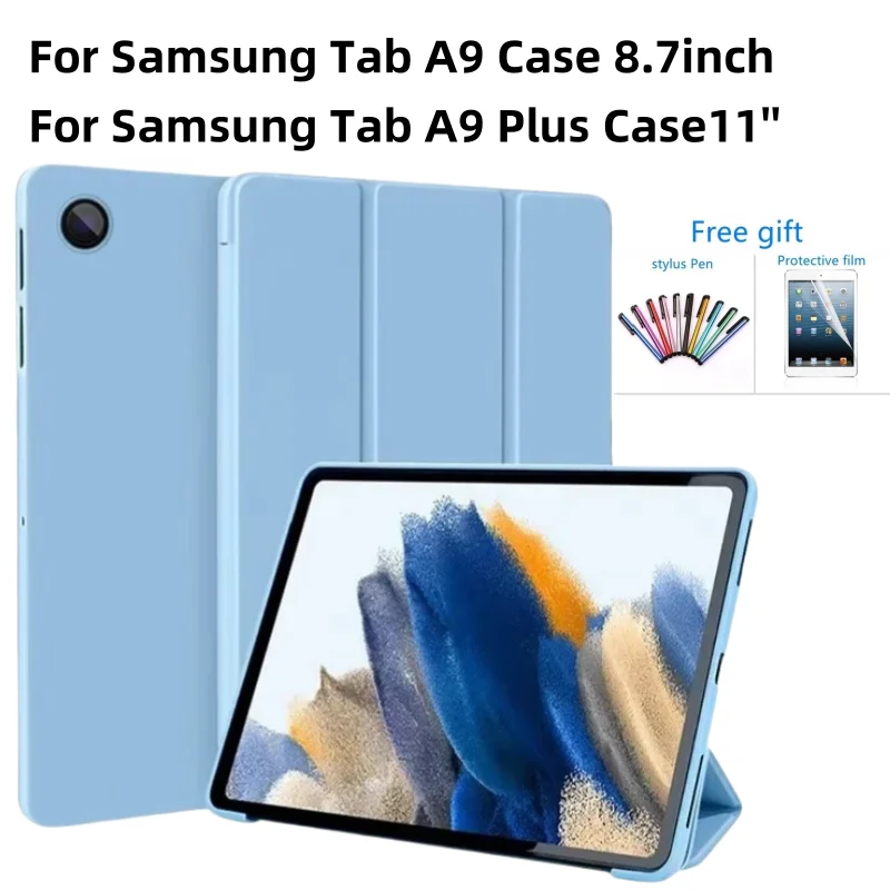 Voor Samsung Galaxy Tab A9 Plus Case 11 ''SM-X210 X215 X216 Voor Samsung Tab A9 Case 8.7inch SM-X110 X115 TPU Tablet Smart Cover