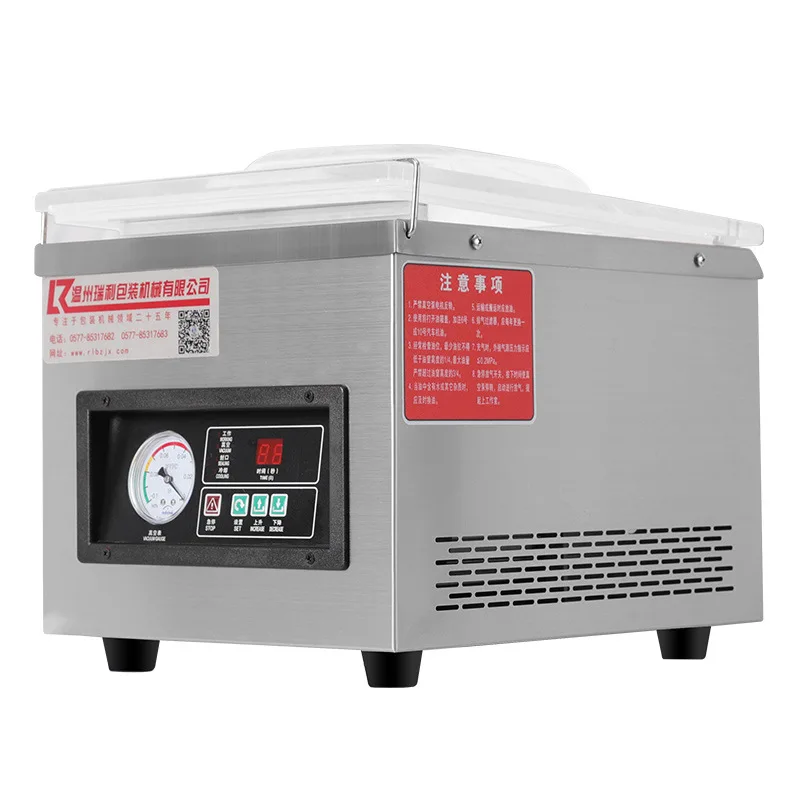 

DZ-260 Desktop Vacuum Packaging Machine, Food Machine Single Chamber Machine Vacuum Machine