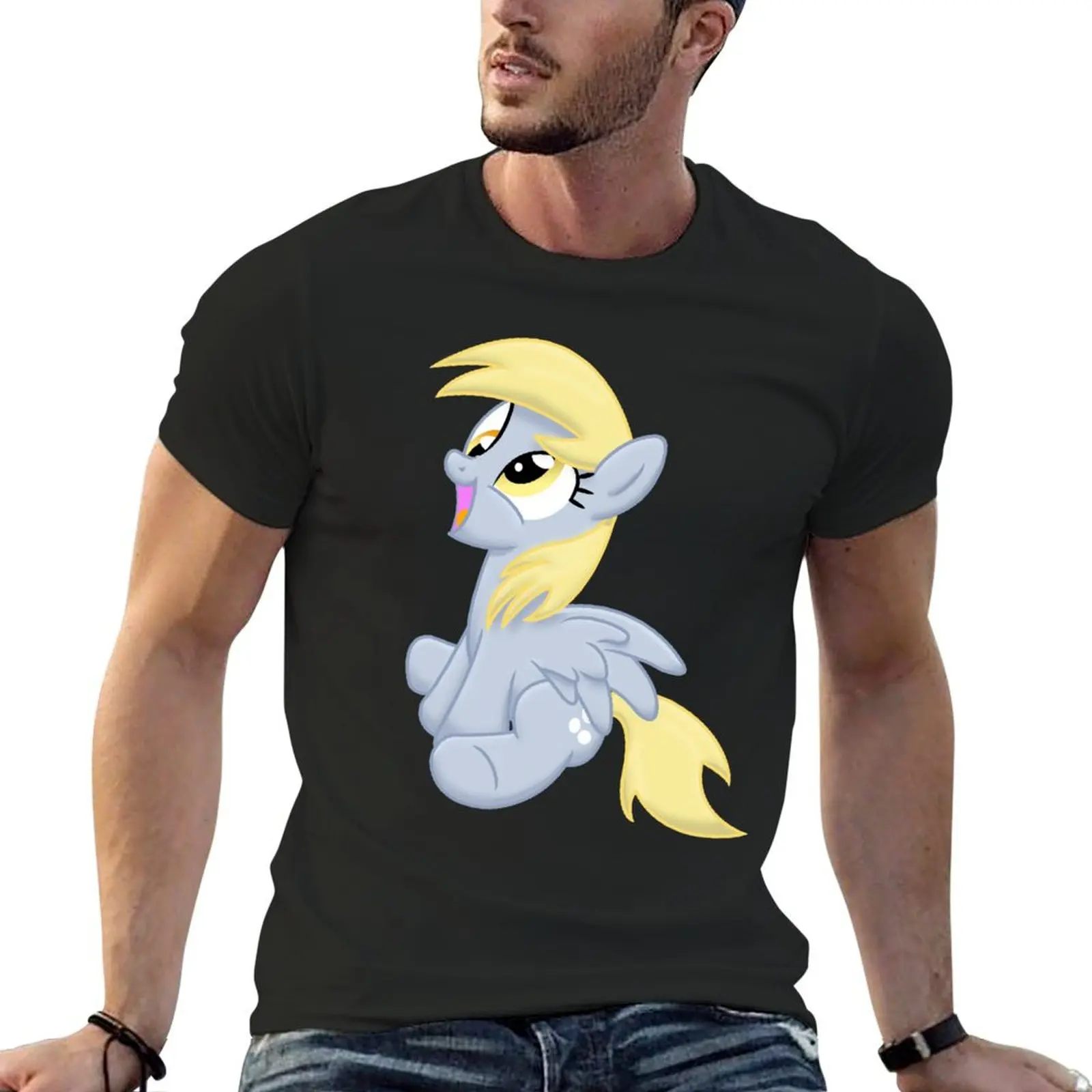 Just Derpy T-Shirt kawaii clothes oversized graphic tee tshirts for men