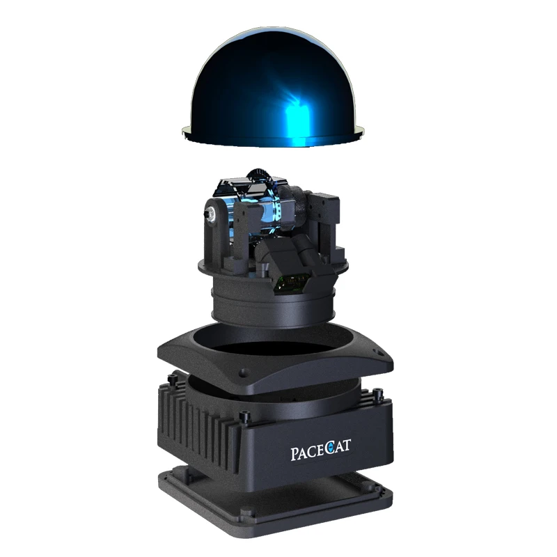 PACECAT TOF Laser Sensor Forklift AGV Moving Robot PNP NPN Scanning Radar Sensor Scanning FOV 360 60degree IP65 Lidar