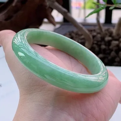 Zheru Jewelry Natural Myanmar Jade 54mm-62mm bracelet exquisite princess bracelet send girlfriend send mom