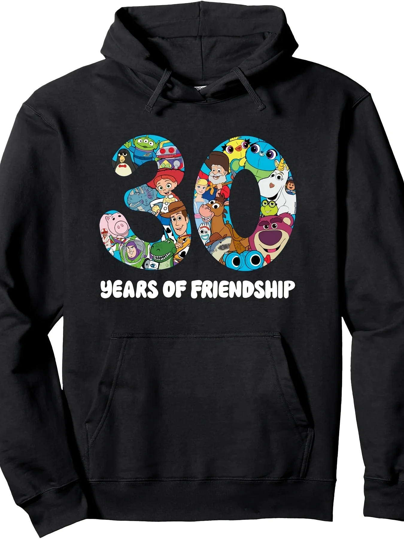 هوديس تذكارية للذكرى الثلاثين لـ Toy Story - وودي، باز، جيسي هوديس للزوجين من الرجال والنساء