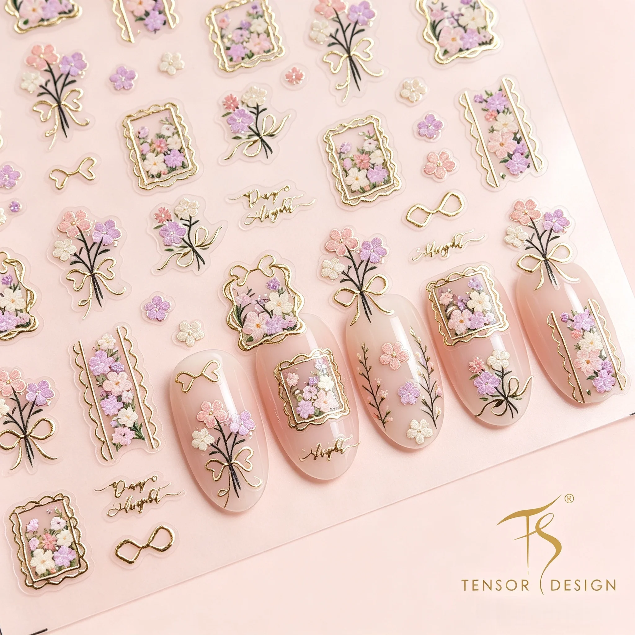 Nail Art Elegan - Autocollants pour ongles TENSOR NAIL de