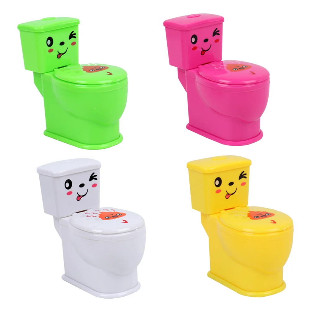 3 Pcs Tricky Toilet Toy Water Mini Prank Closestool Joke Present Adorable Stuff