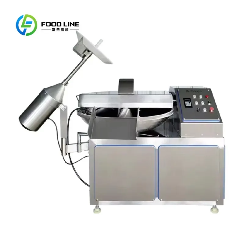 Hot Sale Vegetable Fruit Potato  Sausage Meat Bowl Cutter Mixer Machine/meat Chopper Cutting Stuffing Chopping Machine 125L
