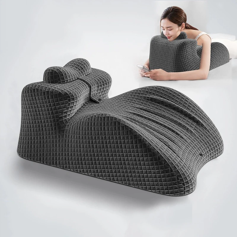

Memory Foam Bed Triangle Wedge Pillows Lying and Back Support Cervical Body Pillow Pregnant Women Legs Face down Prone Pillow