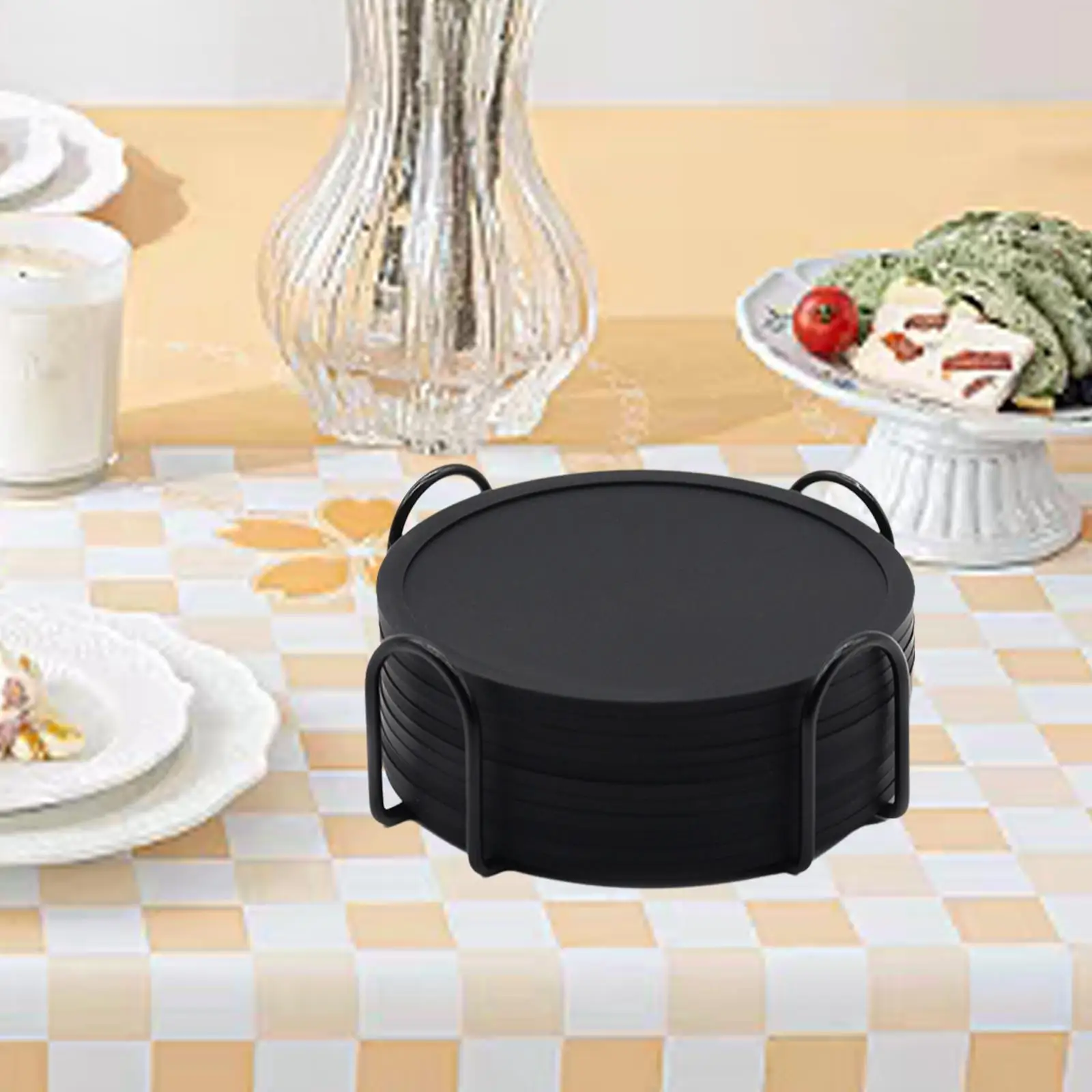 

12 Pieces Coffee Coasters Gift Mug Coaster for Hot or Cold Desk Coffee Table