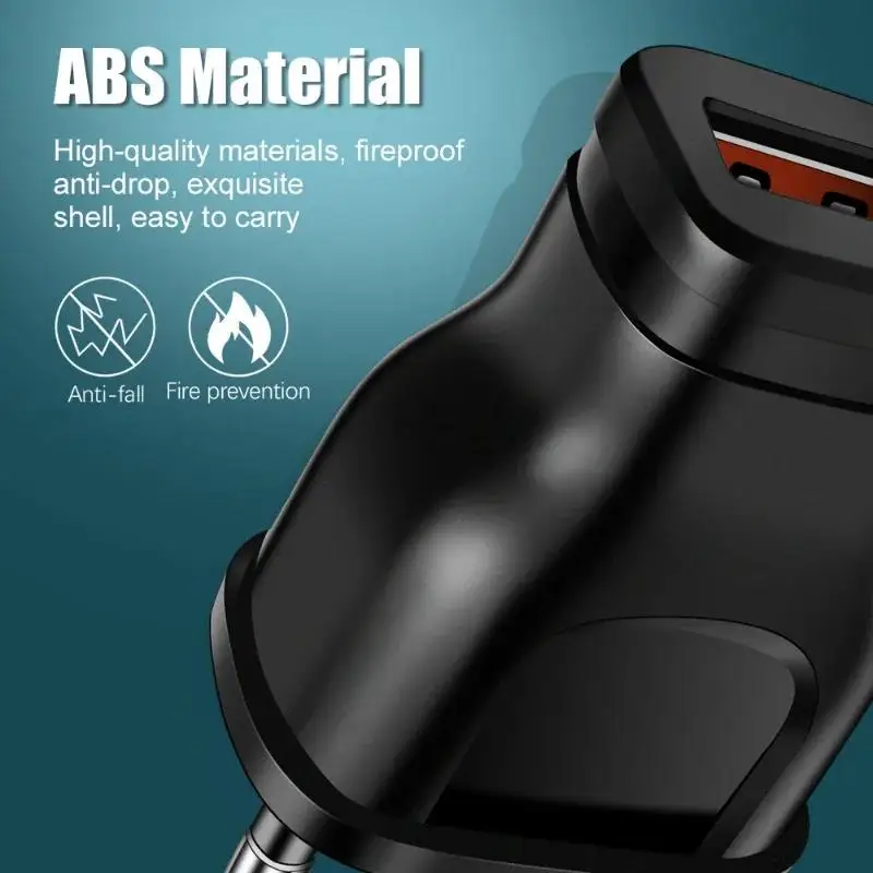 Autovoeding 1A 5W Enkele USB-oplaadkop USB-interface Autoreislader EU / US Standaard RV Power Converter Accessoires