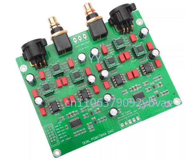Scheda Decoder Bilanciata con Doppio DAC PCM1794A x2, Kit Decoder USB Coassiale di Alta Qualità